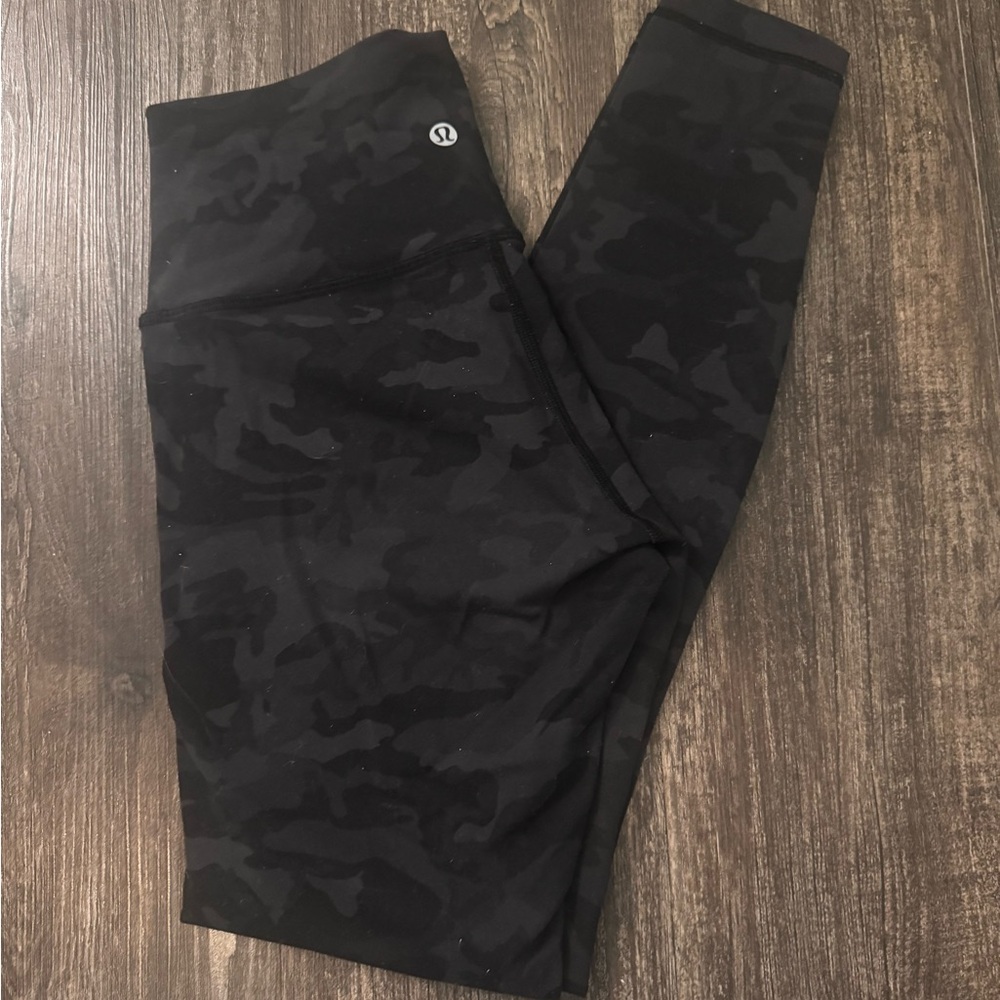 lululemon Align Black Camo Leggings